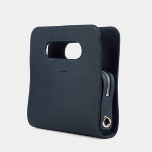 Женская кожаная сумка Camille Easy цвета синий