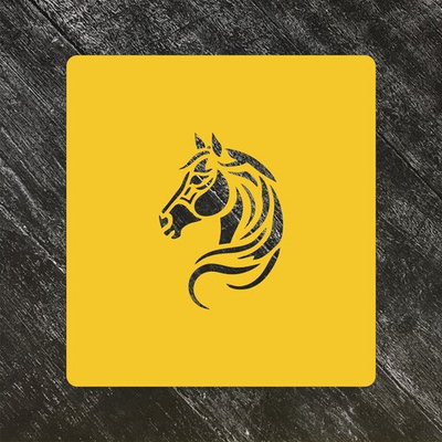 Трафарет Лошадь №1