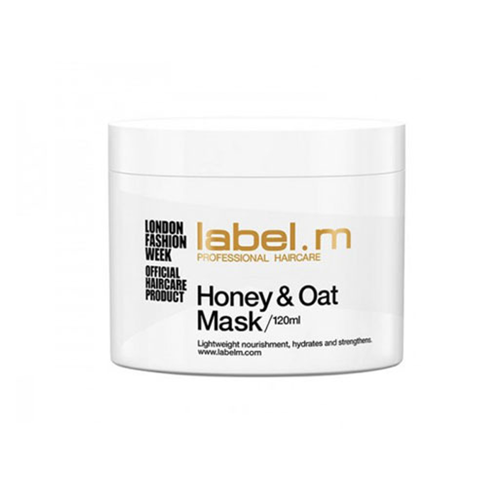 Маска питательная для сухих и обезвоженных волос Мёд и Овёс Label.m Condition Nourishing Mask Honey & Oats 120мл