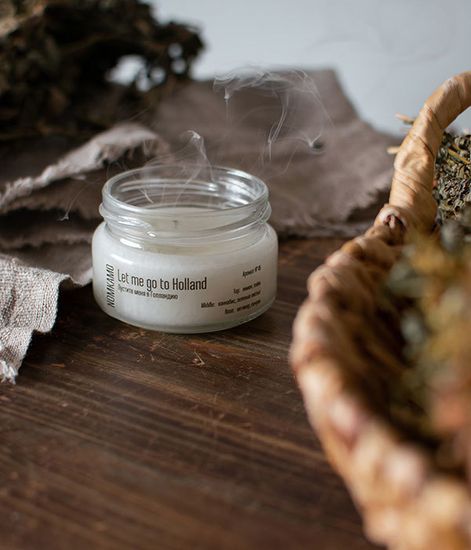 №45 Пустите меня в Голландию, ароматическая свеча Library, Nomkamo