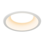 Светильник встраиваемый CRATER,  15W,  1033Lm,  2700-3000-4000K,  D95хH44мм,  IP44,   белый