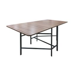 Стол-книжка на металлокаркасе широкая (ясень шимо темный), г. Нефтекамск