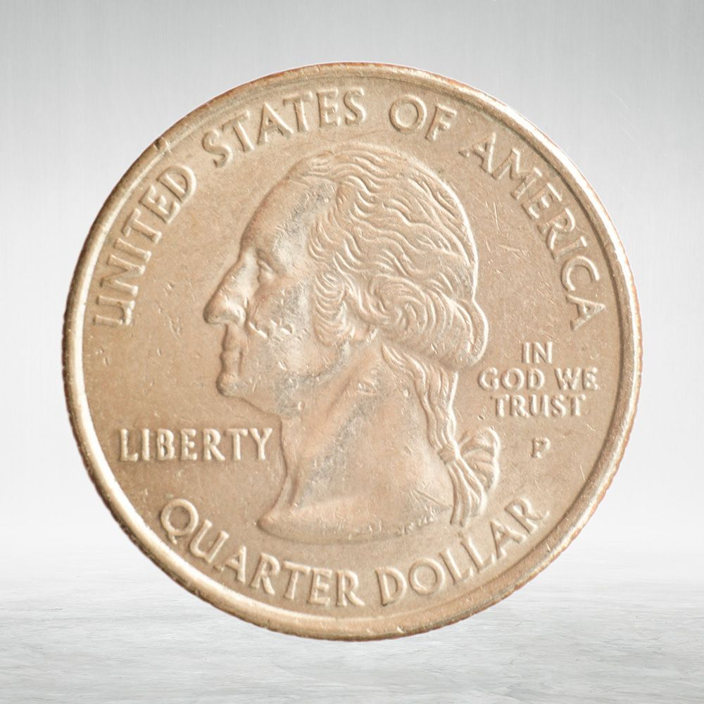 USA, ¼ Dollar, 2001 - Washington Quarter - Statehood of North Carolina (P), VF