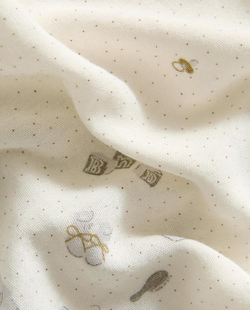 ZARA HOME ДЕТСКИЕ МУСЛИНОВЫЕ САЛФЕТКИ (3 ШТ.), ЭКРЮ