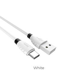 Кабель USB - Type-C 3A HOCO X27 1,2м (120 см) (Белый)