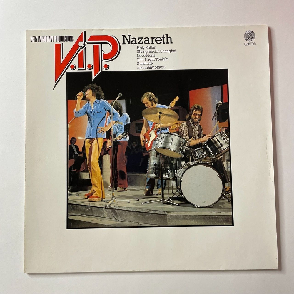 Винтажная виниловая пластинка LP Сборник Nazareth V.I.P. (Germany 1982) Love Hurts
