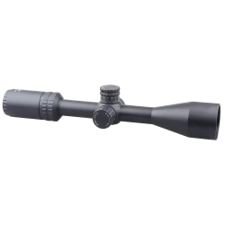 Оптический прицел Vector Optics HUGO 3-12x44 (SCOM-30) вид сбоку с объективом и регулировочными кольцами