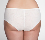 Трусики-бразилиана из микрофибры и сетки (Размер: L) (Цвет: черный)