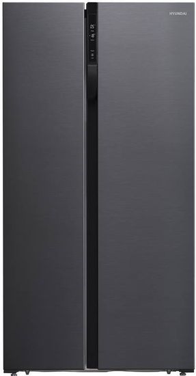 Холодильник Hyundai CS5003F черное стекло