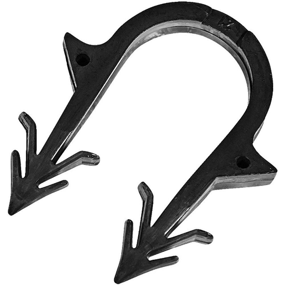 Скоба якорная с двойным гарпуном STOUT для фиксации трубы диаметром 16-20 мм