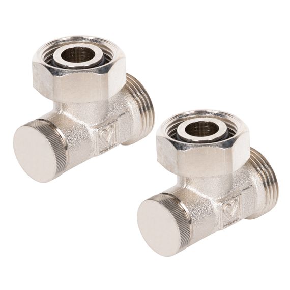 Набор Royal Thermo для нижнего подключения радиатора угловой раздельный 3/4х3/4ЕК купить в Москве и Московской области по низкой цене с доставкой по России — (1) Набор Royal Thermo для нижнего подключения радиатора угловой раздельный 3/4х3/4ЕК — (1)