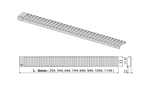 Решетка для водоотводящего желоба Alcaplast LINE-550L