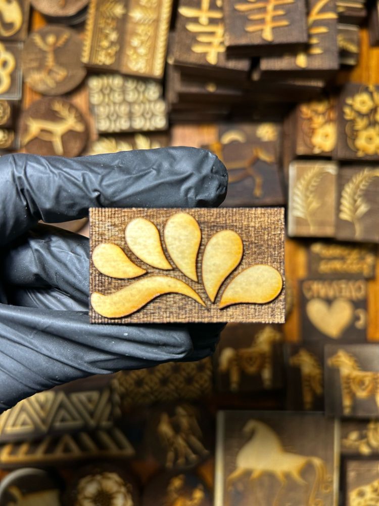 Деревянный штамп 107 (5x3 см) (Уценка!)