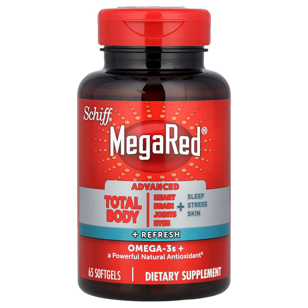 Schiff, MegaRed®, Advanced Total Body + Refresh, 65 мягких таблеток