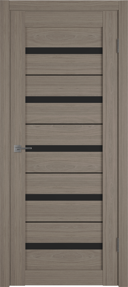Дверь Atum Al 7 / Brun Oak / Black Gloss BM / Владимирские двери