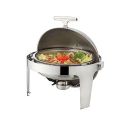 Мармит 9 л овальный с откидной Roll-top крышкой нерж. SUNNEX