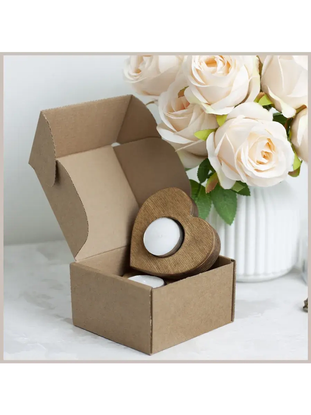 Подсвечник "Сердце" набор 3 штуки