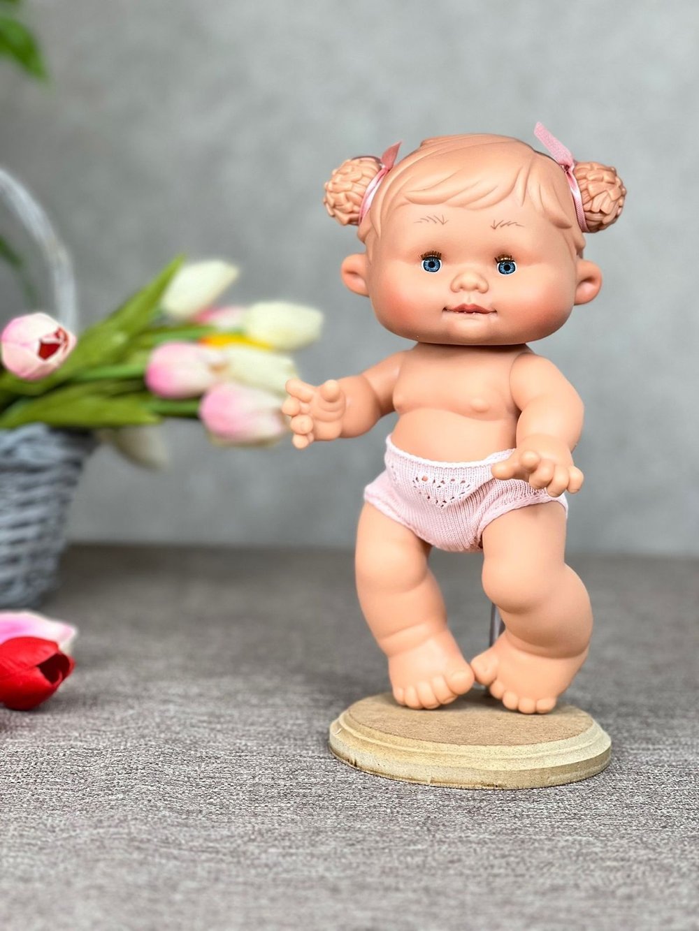 Пупс Nines 26см PEPOTE с закрыв.глазками (N814K2)