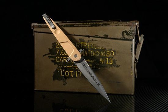 Складной нож Extrema Ratio BD4 Contractor DW - "BD4CONTRACTOR" c клинком из стали Böhler N690, рукоять Anticorodal®