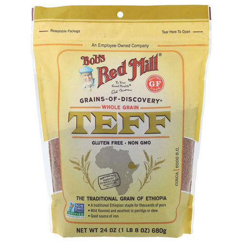 Bob's Red Mill, тефф, цельное зерно, 680 г (24 унции)
