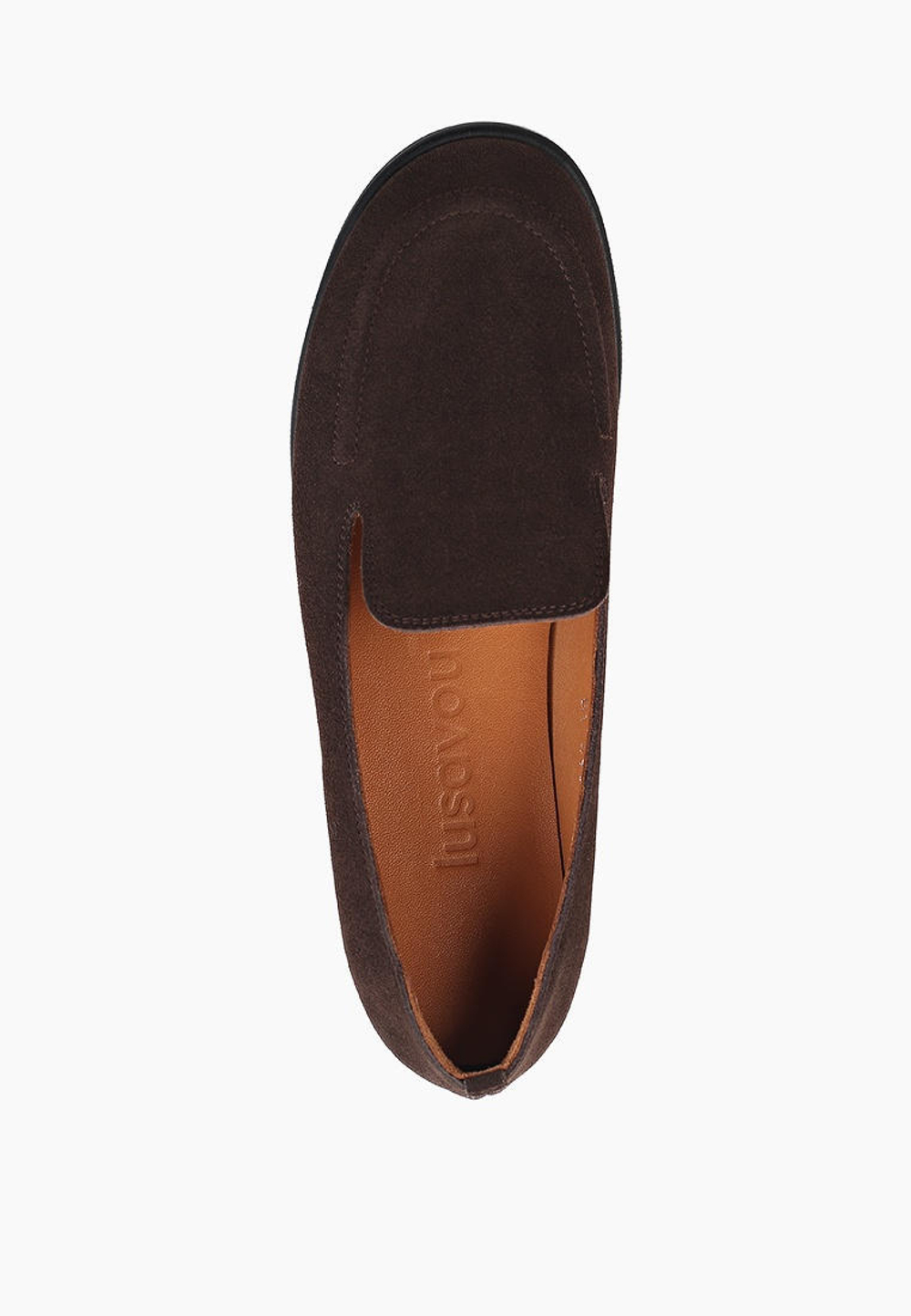 Лоферы // Marta // Chocolate // Suede