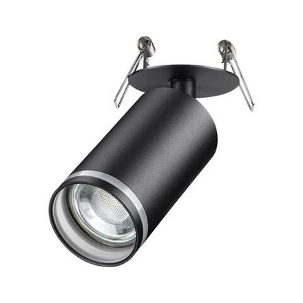 370881 SPOT NT22 507 черный Cветильник встраиваемый IP20 GU10 9W 220V ULAR