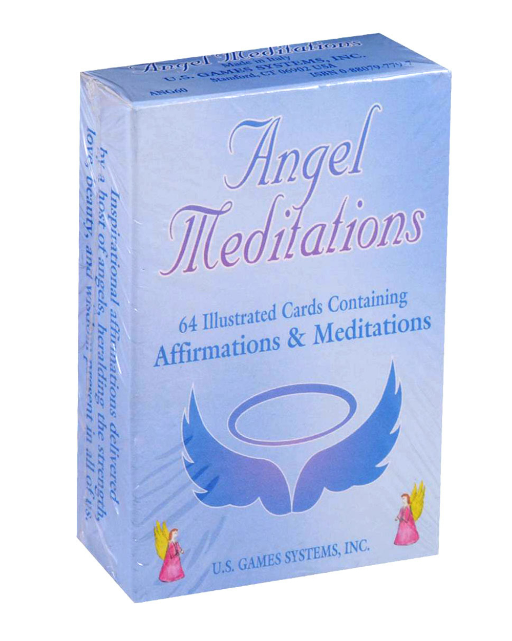 Angel Meditations. 64 illustrated Cards Containing Affirmations & Meditations