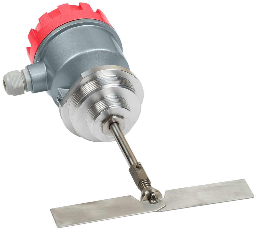 Механический ротационный датчик уровня сыпучих материалов INNOLEVEL в алюм. корпусе, взрывозащ. ТР ТС 012/2011, -40 +80 С, Рmax=0.8 bar, 24 VDC, IP66, лопасть складная двухсторонняя