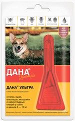 Apicena Дана Ультра капли инсектоакарицидные на холку