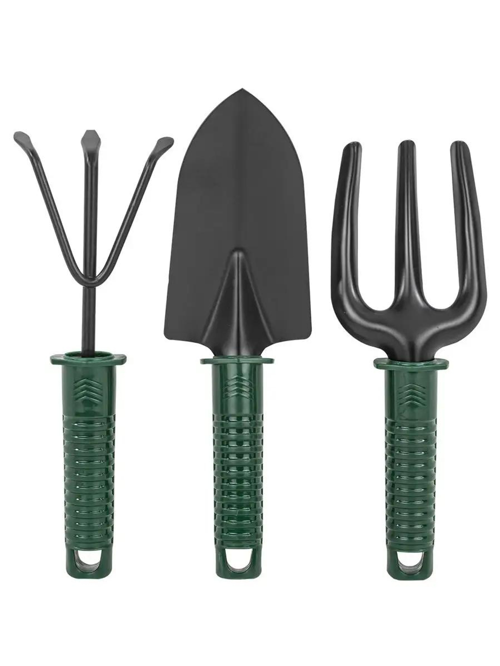 WMC Tools Набор садового инструмента 3 предмета Рыхлитель - 1 шт; Лопатка - 1 шт; Вилка - 1 шт