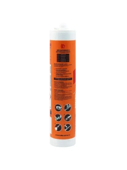 Герметик силикатный для печей и каминов SILA PRO Max Sealant 1500 черный 280мл