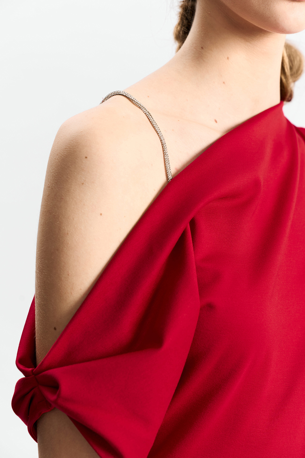 Платье трикотажное мини 1283 скарлетт