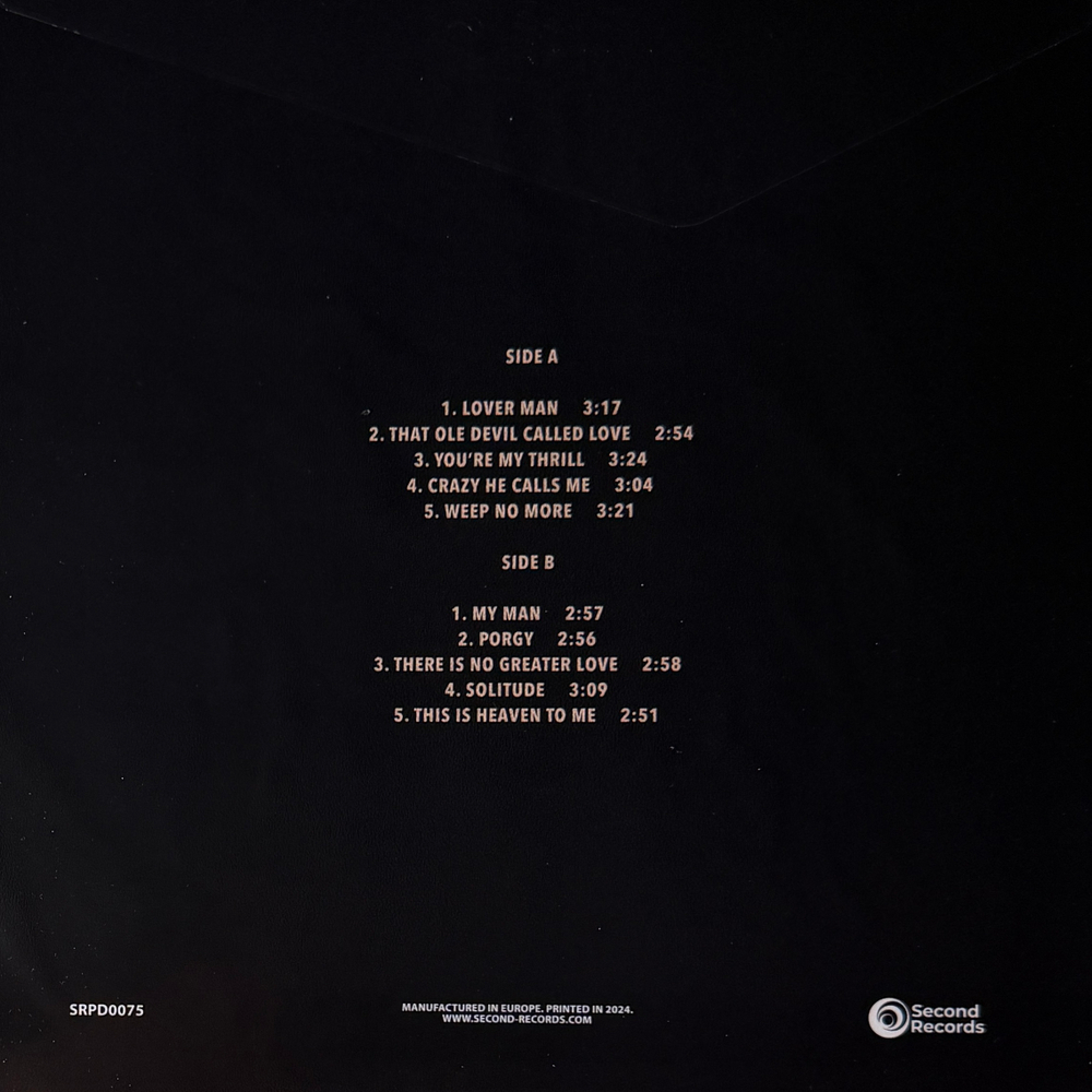 Виниловая пластинка Billie Holiday ‎– Lover Man LP