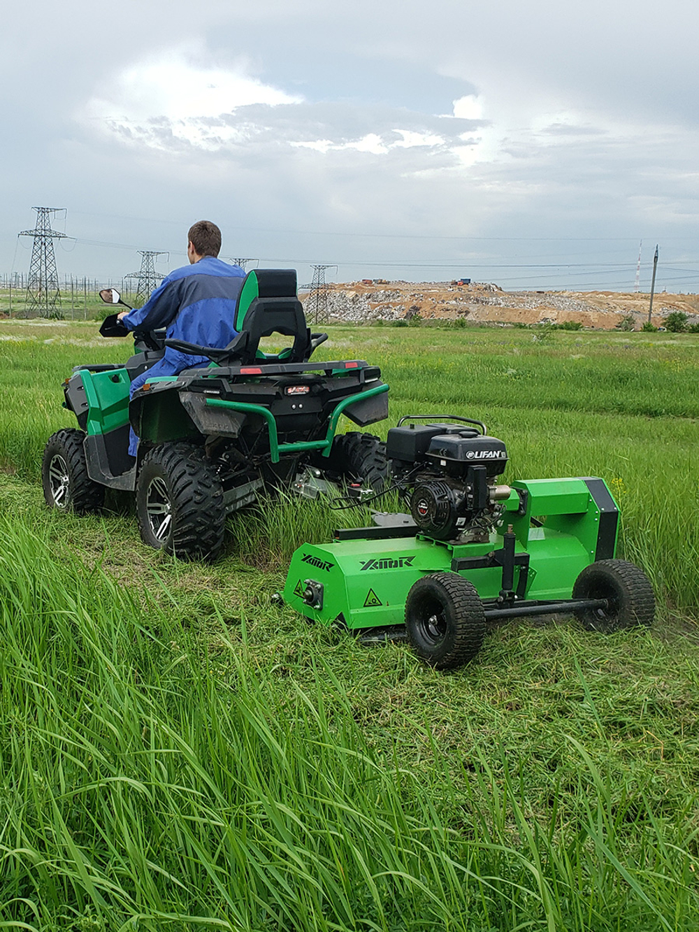 КОСИЛКА-ИЗМЕЛЬЧИТЕЛЬ FLAIL MOWER XFM-1200 НА ФАРКОП