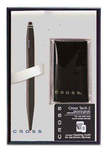 Набор Cross Tech2 Satin Black шарик и салфетка для экранов (AT0652-1/1)