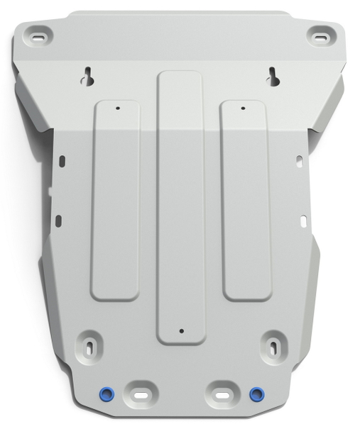 Защита радиатора и картера Rival для Land Rover Discovery IV (V - все) 2009-2016/Land Rover Range Rover Sport I (V - все) 2005-2013, штампованная, алюминий 4 мм, с крепежом, 333.3110.1