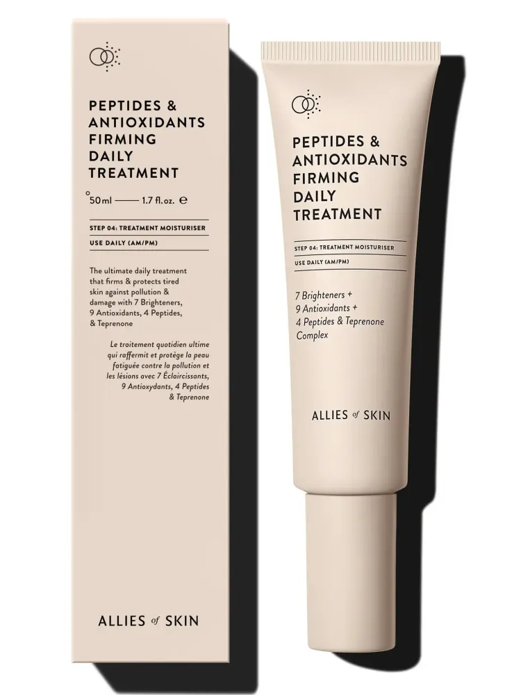 ALLIES OF SKIN Усиленный укрепляющий пептидный крем с антиоксидантами Peptides &amp; Antioxidants Advanced Firming Daily Treatment, 75 мл