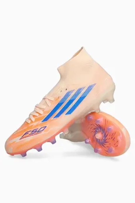 Бутсы adidas F50 Pro Mid FG/AG для женщин - оранжевый