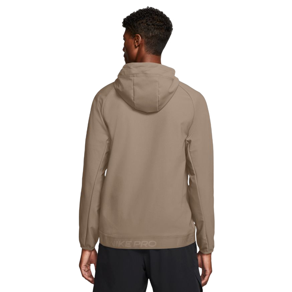 Мужская теннисная кофта Nike Full-Zip Training Jacket M - khaki/black