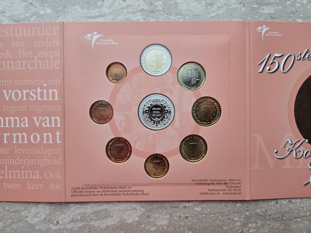 Netherlands 2008 BU Theme Set – 150th Birth Anniversary of Queen Emma