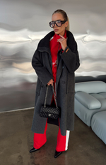 Пальто из шерсти в комплекте с жилетом