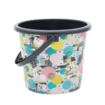 Ведро пластиковое 5л. "Круглая геометрия. Тиснение"