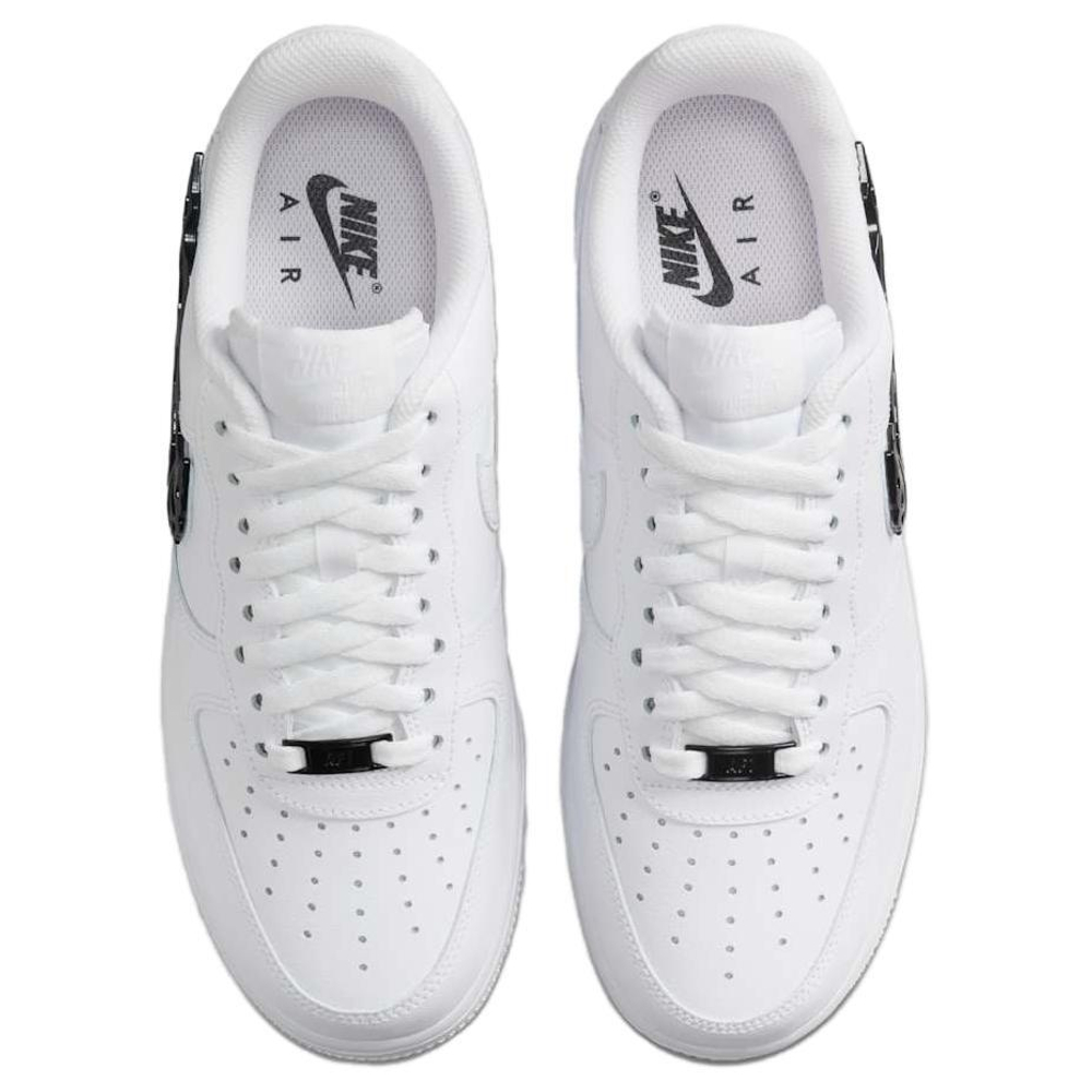 Кроссовки Nike Air Force 1 Low Liquid Metal Swoosh (Женская размерная сетка)