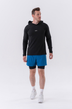 Кофта LONG-SLEEVE T-SHIRT WITH A HOODIE 330
Черная