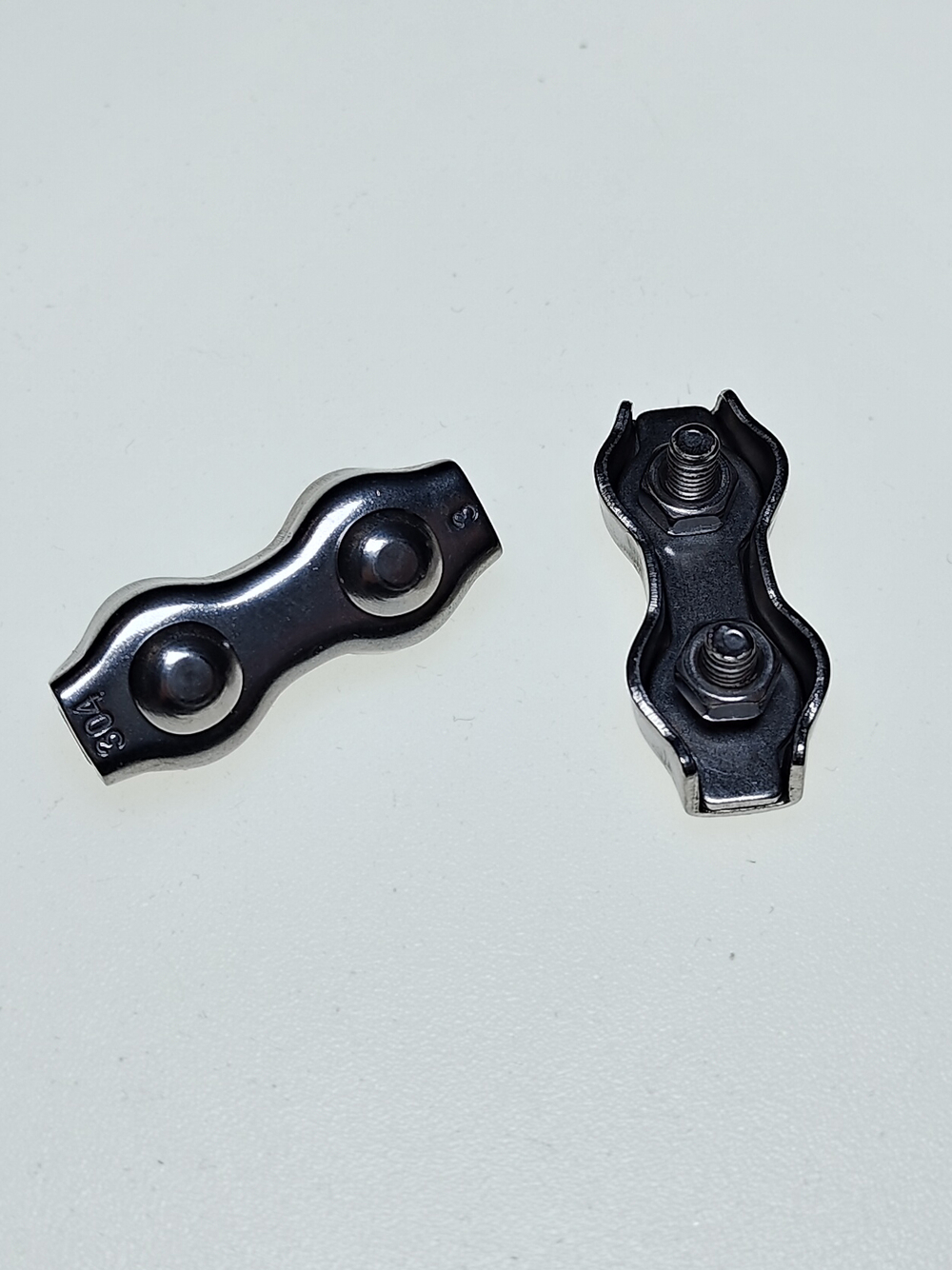 3 Соединитель троса двойной (DUPLEX) нерж. А2-70 (20 шт.)