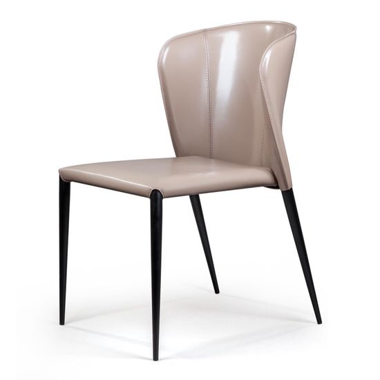 Стул Albert, кожа капучино