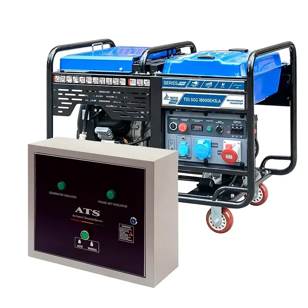 ТСС SGG 18000EH3LA бензогенератор с блоком АВР ТСС С 17000/400 190067/190028