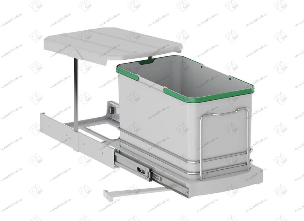 S-2573-G Мусорное ведро в базу 400 мм, Starax Large Busket, (260x440x300 мм)