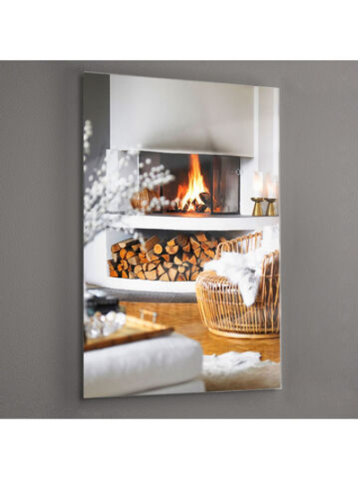 Картина на стекле, Подарок на Новый год, Картина на стену Уютное утро, 60х40см