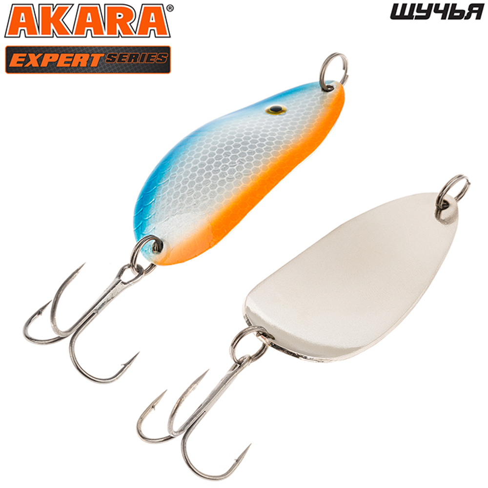 Блесна колебалка Akara Expert Щучья 65 мм 15 гр. 1/SIL